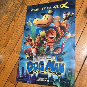 Dogman Dog Man movie poster Dream Works ORIGIN Great